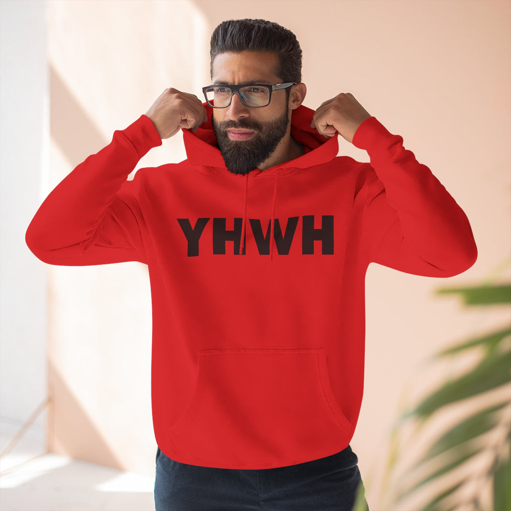 Faith-Inspired Fleece Hoodie, YHWH Hoodie, Christian Sweatshirt, Inspirational Gift, Cozy Religious Apparel, Proverbs 3:5-6
