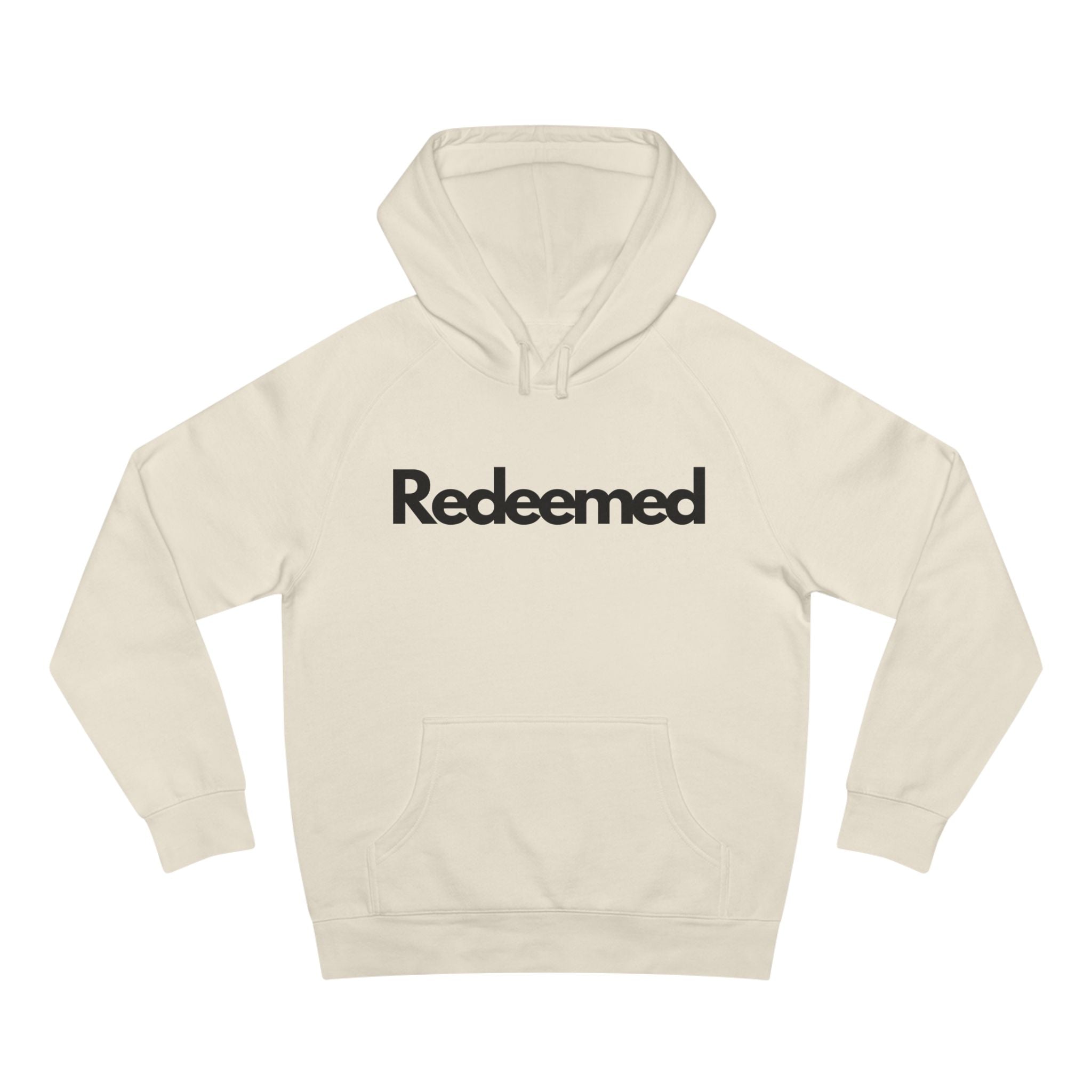Redeemed Scripture Hoodie, Faith-Based Unisex Premium Sweatshirt, Romans 3: 24 verse