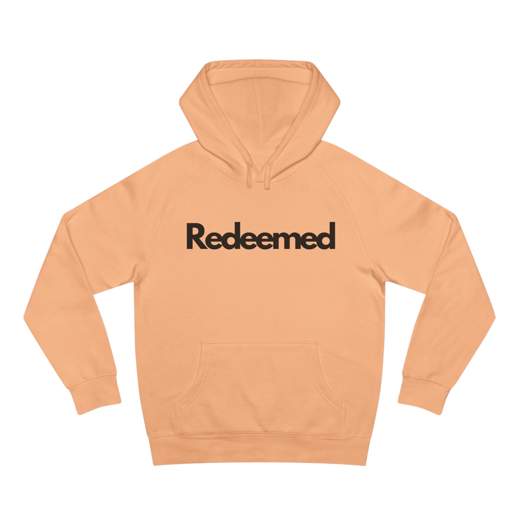 Redeemed Scripture Hoodie, Faith-Based Unisex Premium Sweatshirt, Romans 3: 24 verse