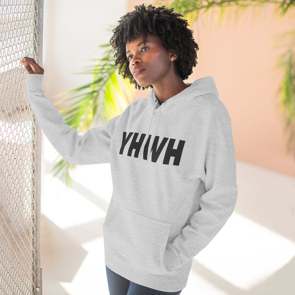 Three-Panel Fleece Hoodie