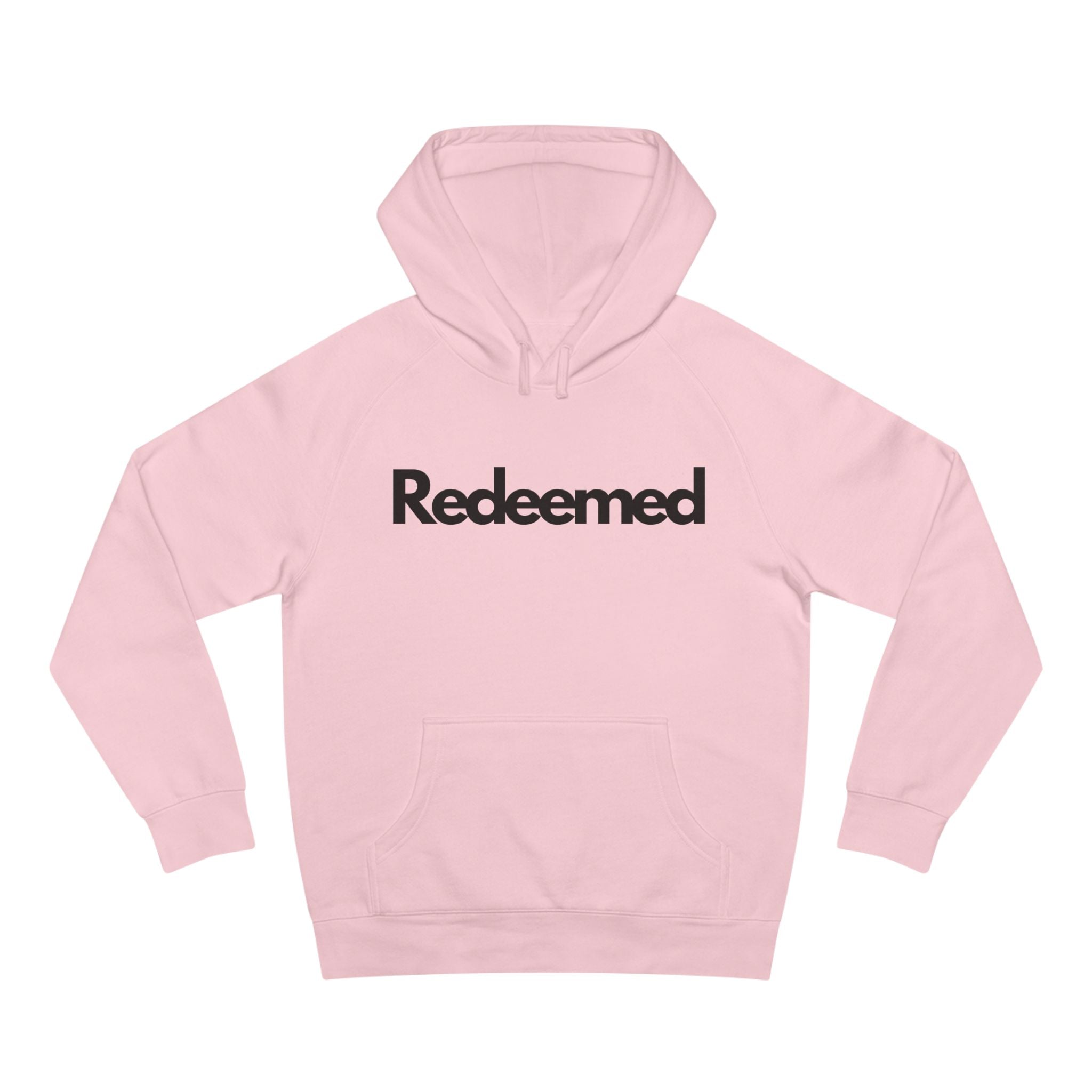 Redeemed Scripture Hoodie, Faith-Based Unisex Premium Sweatshirt, Romans 3: 24 verse