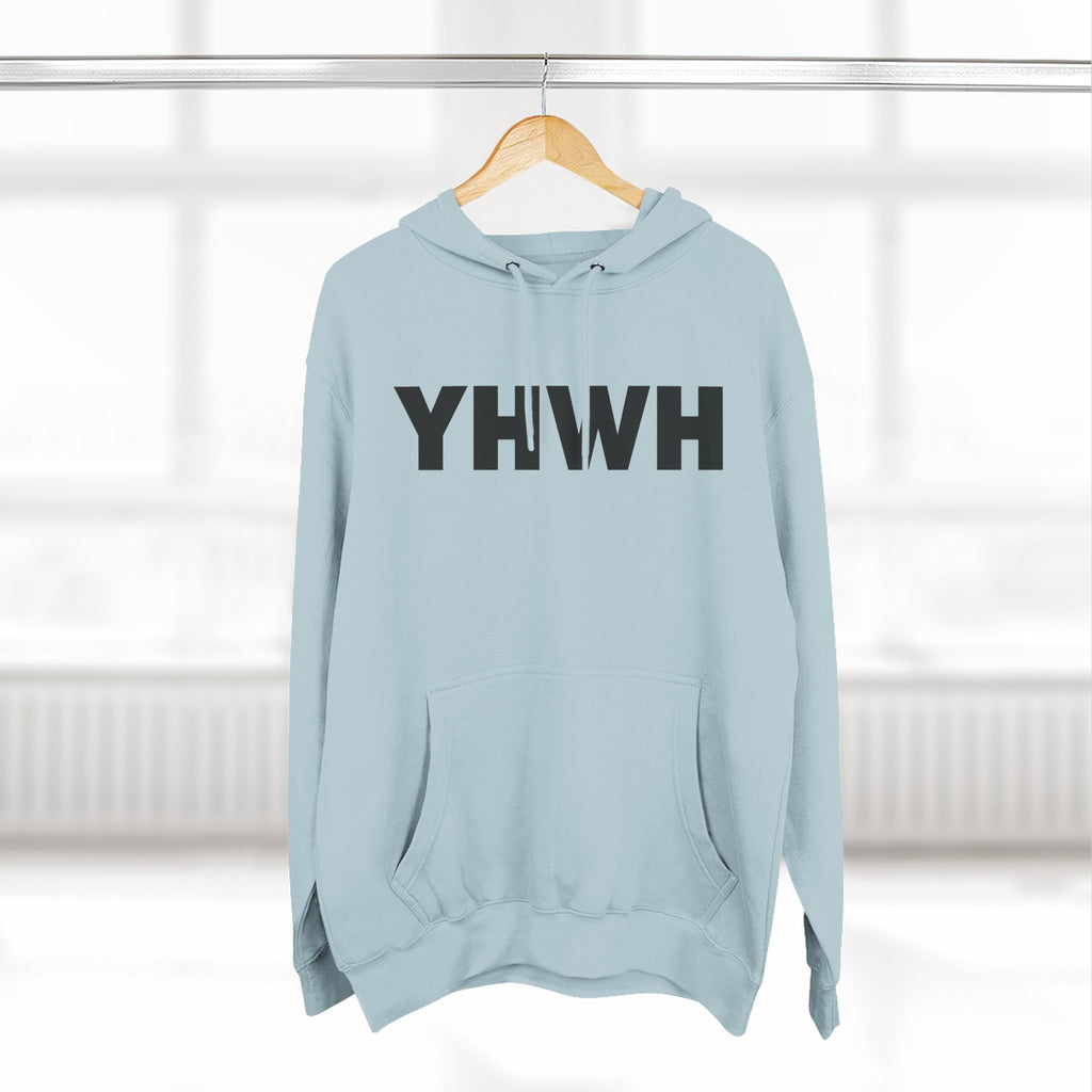 Faith-Inspired Fleece Hoodie, YHWH Hoodie, Christian Sweatshirt, Inspirational Gift, Cozy Religious Apparel, Proverbs 3:5-6