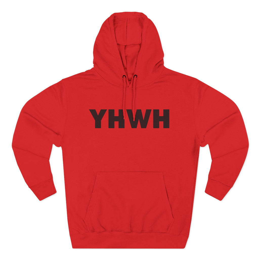 Faith-Inspired Fleece Hoodie, YHWH Hoodie, Christian Sweatshirt, Inspirational Gift, Cozy Religious Apparel, Proverbs 3:5-6