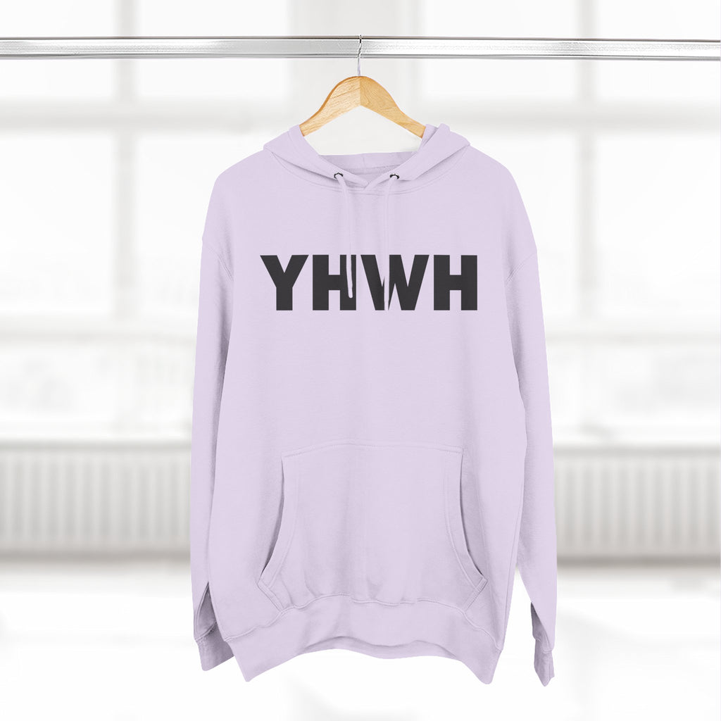 Faith-Inspired Fleece Hoodie, YHWH Hoodie, Christian Sweatshirt, Inspirational Gift, Cozy Religious Apparel, Proverbs 3:5-6
