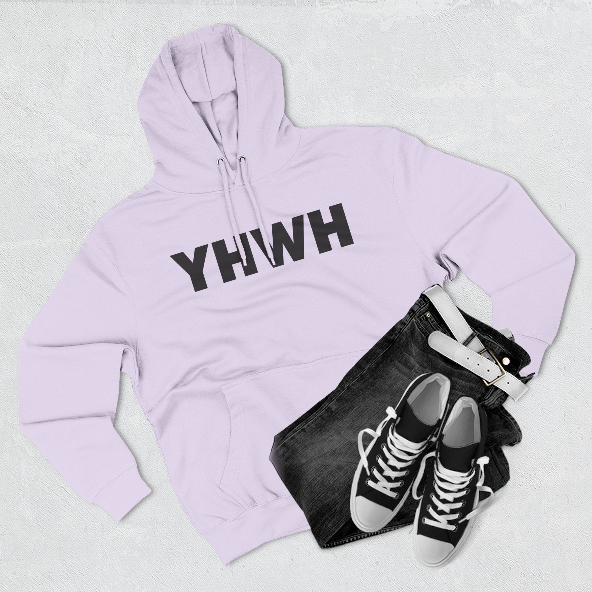 Faith-Inspired Fleece Hoodie, YHWH Hoodie, Christian Sweatshirt, Inspirational Gift, Cozy Religious Apparel, Proverbs 3:5-6
