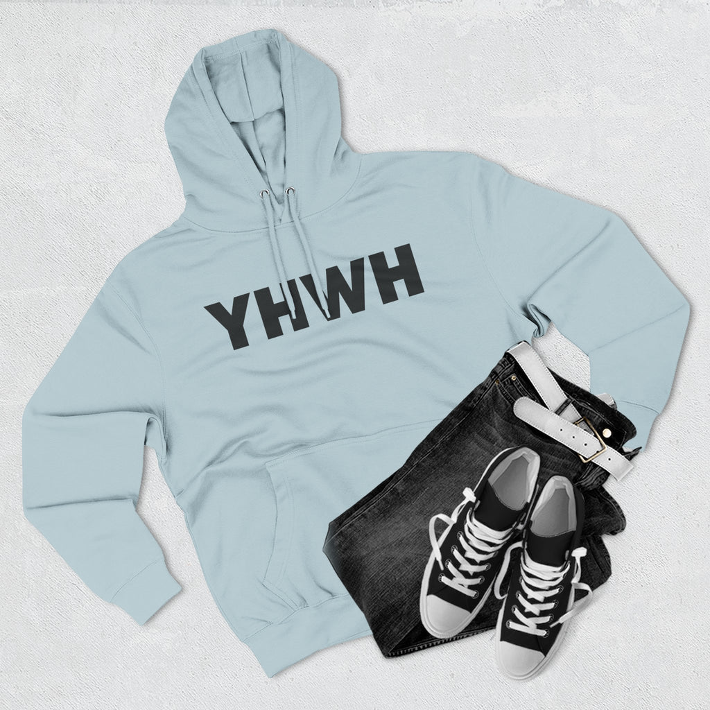 Faith-Inspired Fleece Hoodie, YHWH Hoodie, Christian Sweatshirt, Inspirational Gift, Cozy Religious Apparel, Proverbs 3:5-6