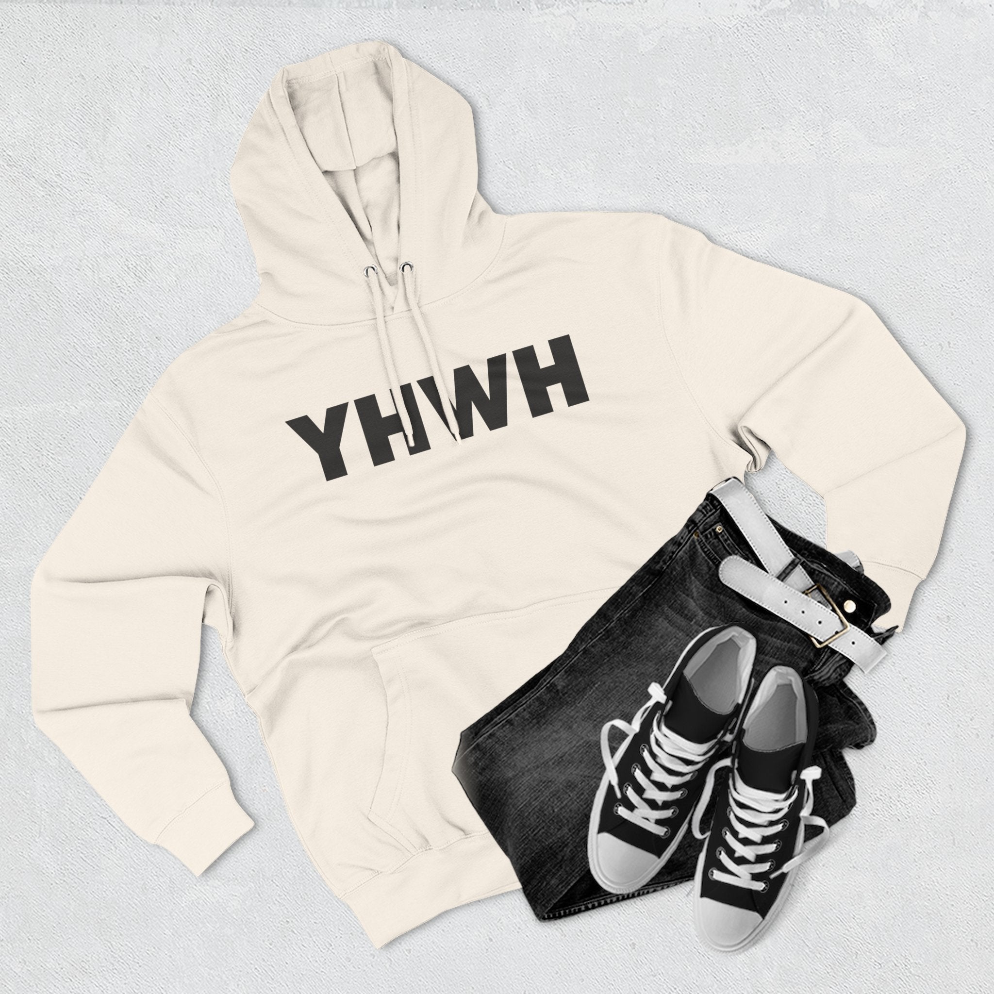Three-Panel Fleece Hoodie