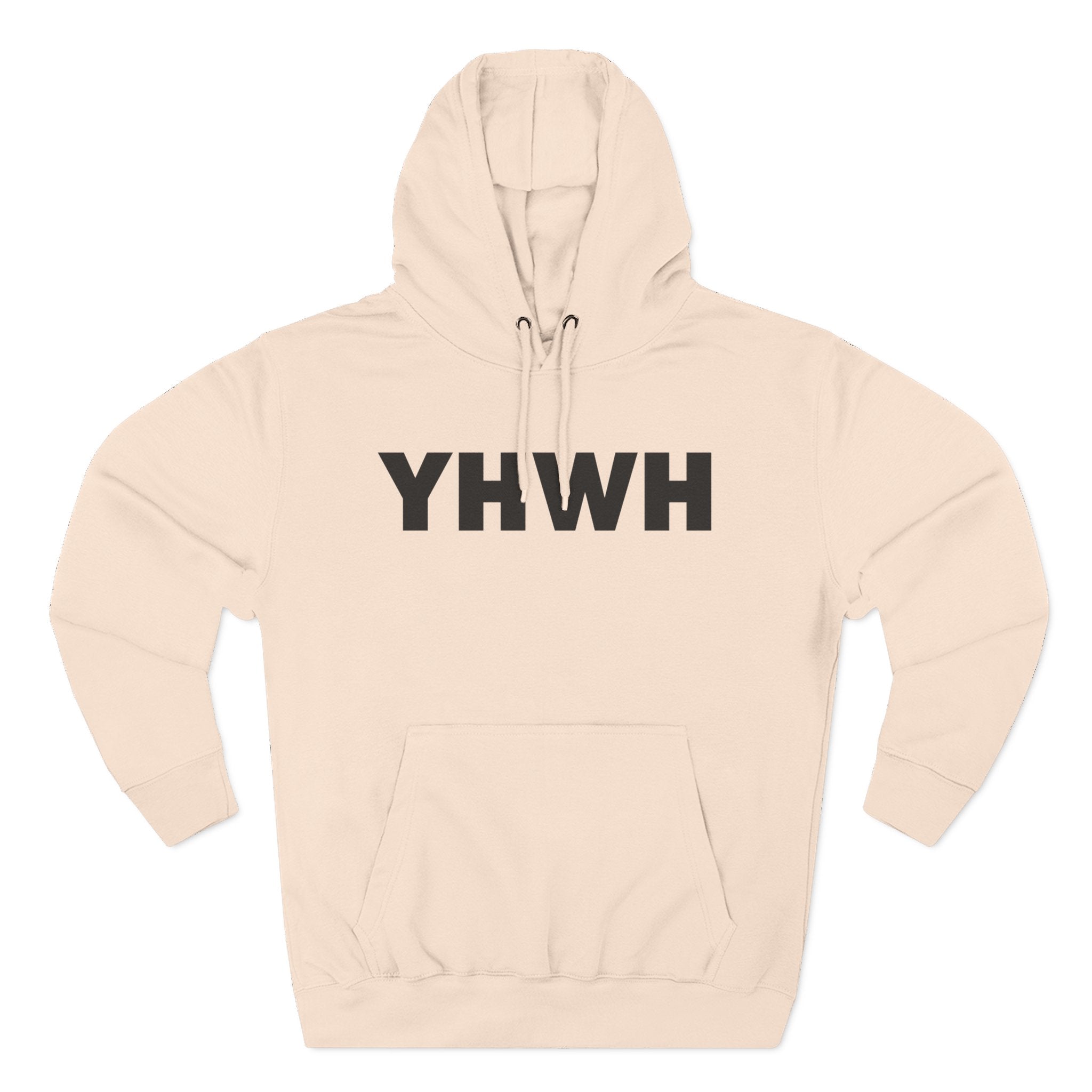Three-Panel Fleece Hoodie