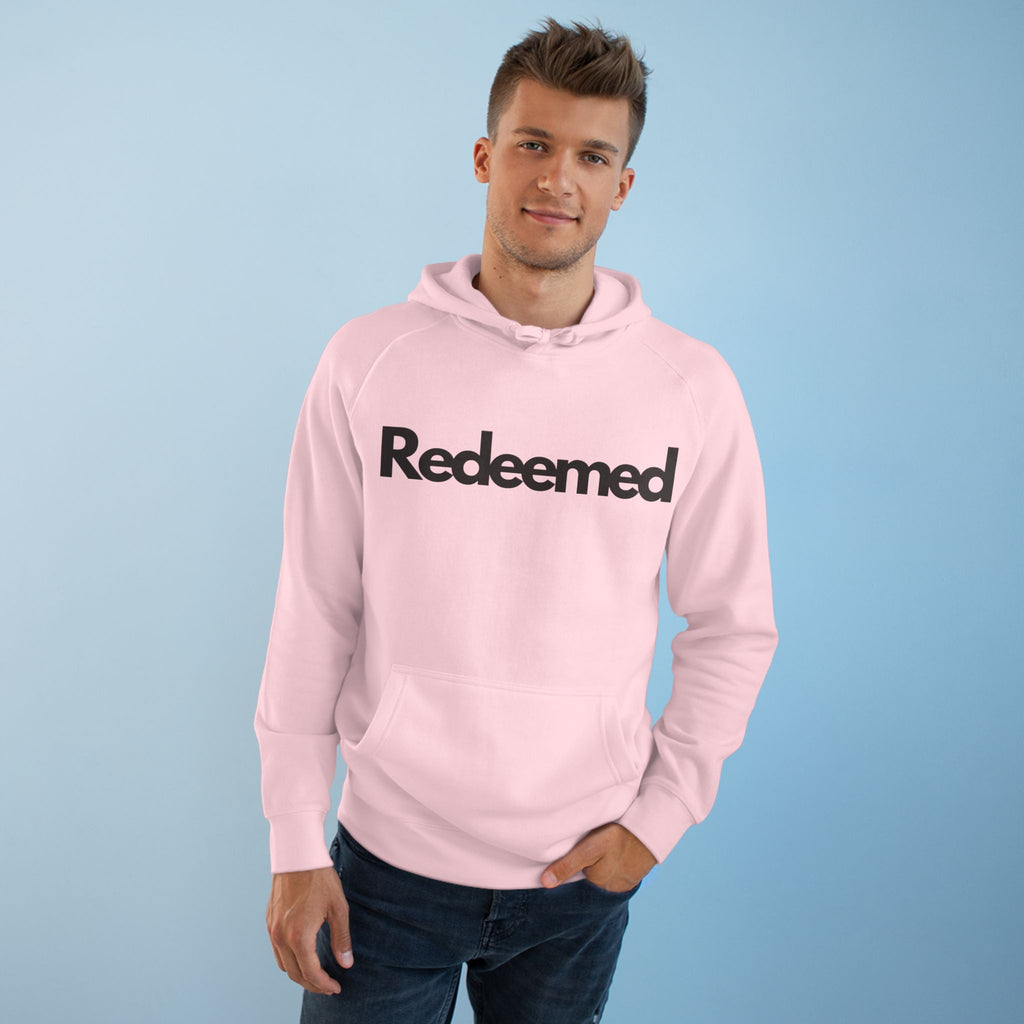 Redeemed Scripture Hoodie, Faith-Based Unisex Premium Sweatshirt, Romans 3: 24 verse