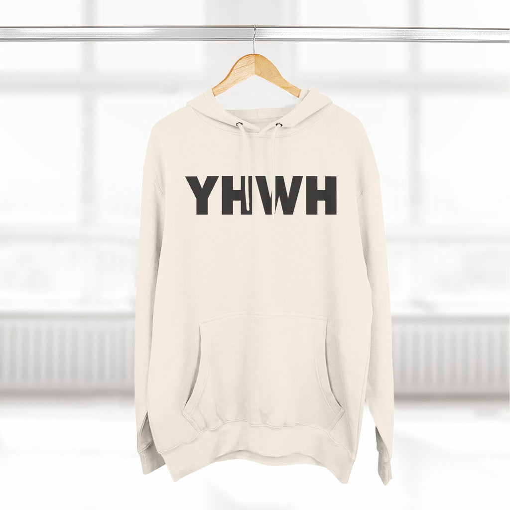 Three-Panel Fleece Hoodie