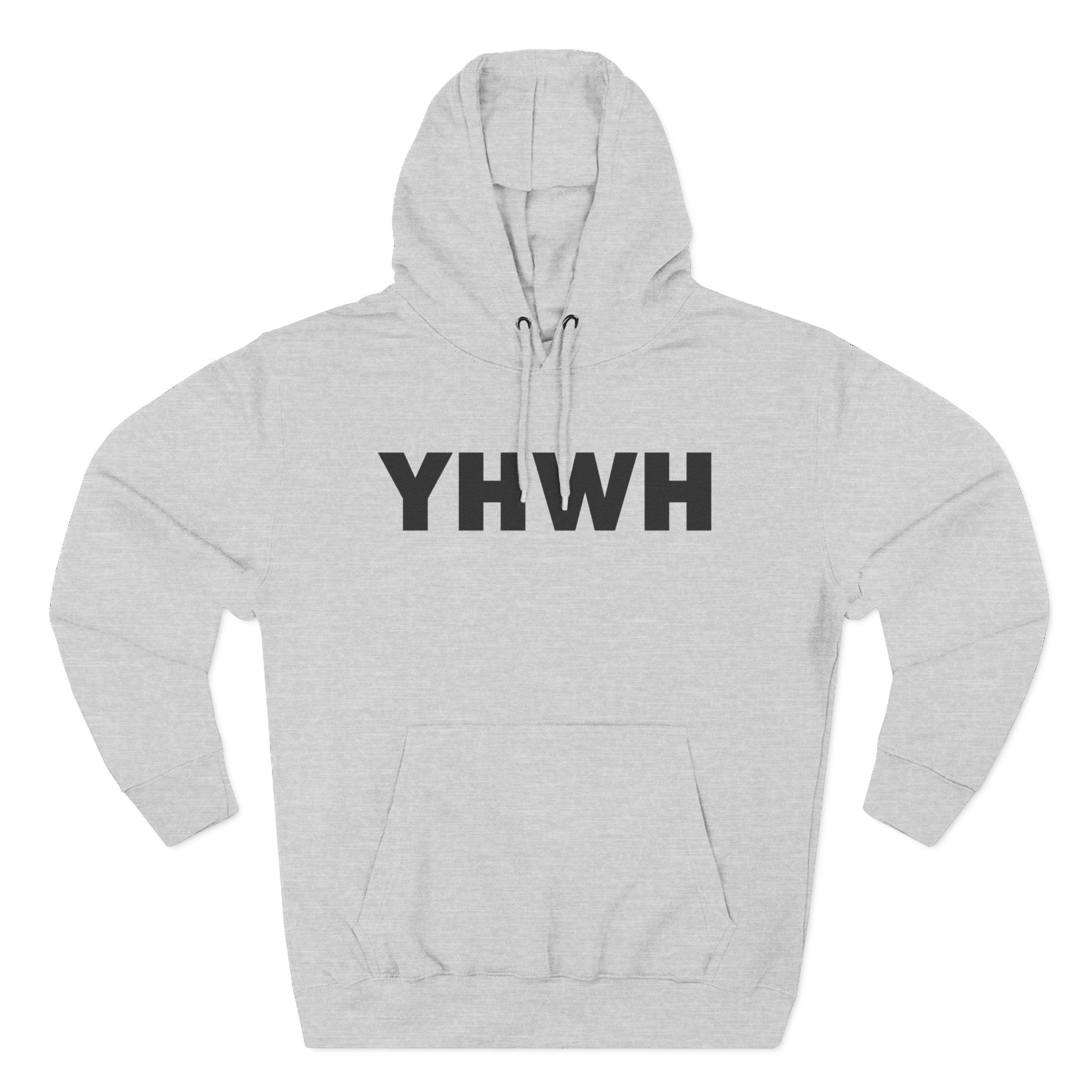 Three-Panel Fleece Hoodie
