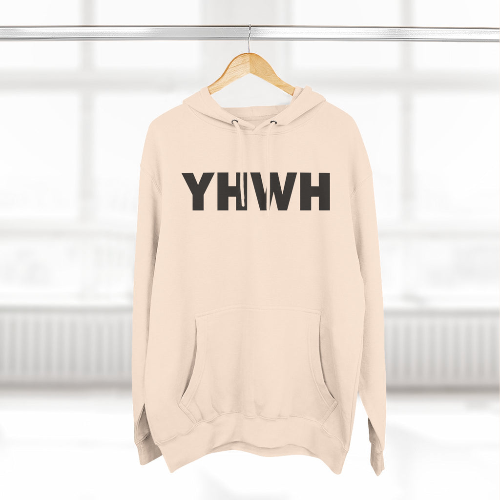 Three-Panel Fleece Hoodie