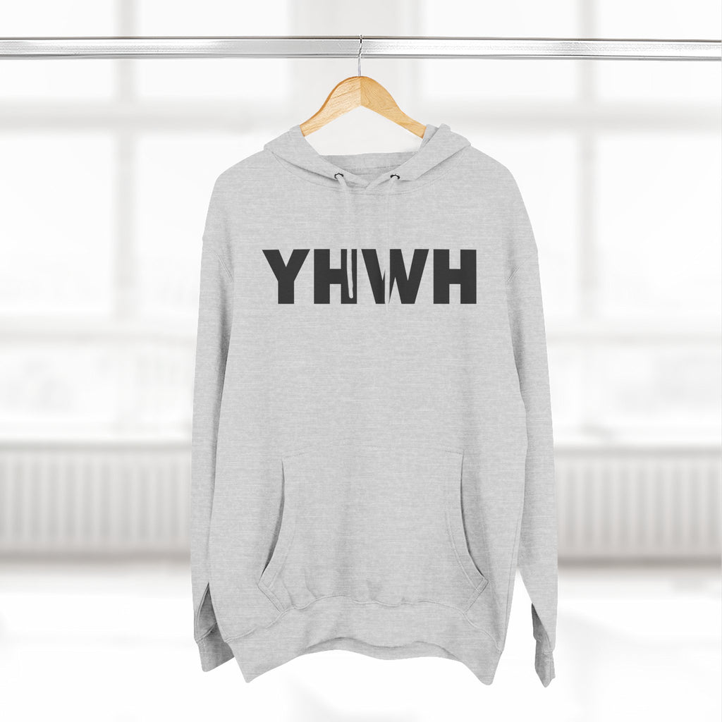 Three-Panel Fleece Hoodie