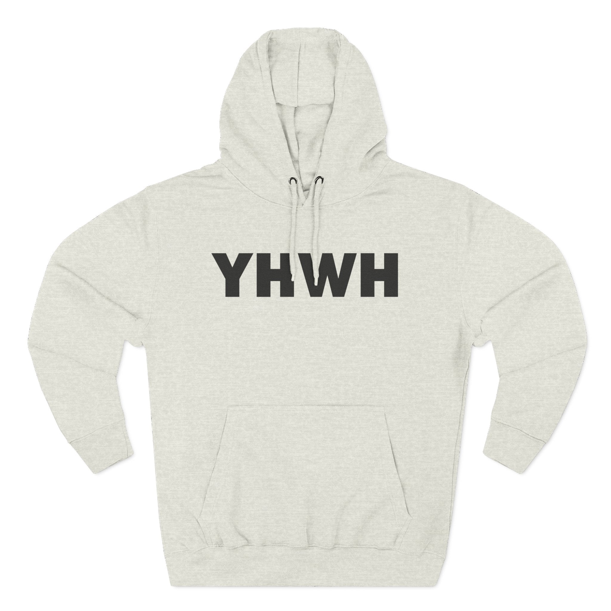 Three-Panel Fleece Hoodie