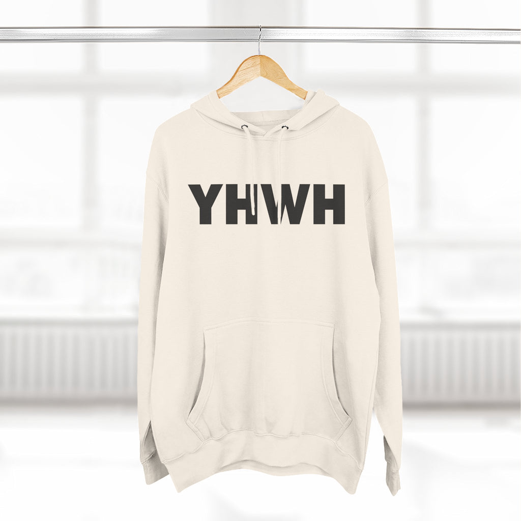 Faith-Inspired Fleece Hoodie, YHWH Hoodie, Christian Sweatshirt, Inspirational Gift, Cozy Religious Apparel, Proverbs 3:5-6