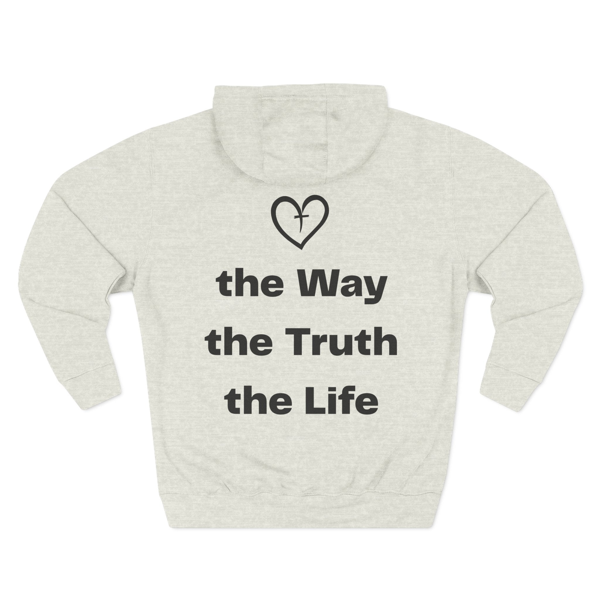 Three-Panel Fleece Hoodie